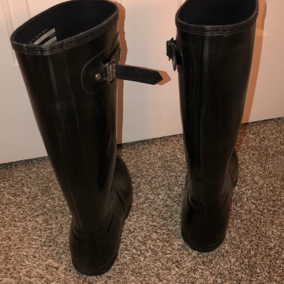 BLACK HUNTER BOOTS women’s 11 - Picture 4 of 5